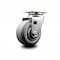 Service Caster 4 Inch Thermoplastic Rubber Wheel Swivel Caster with Roller Bearing SCC SCC-20S420-TPRRF - alternate 3